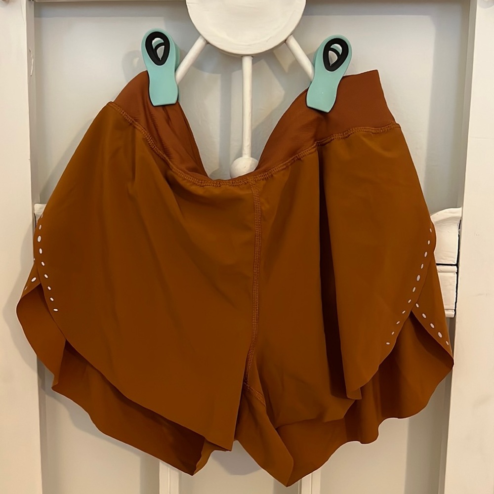 lululemon athletica Burnt Orange Athletic Shorts